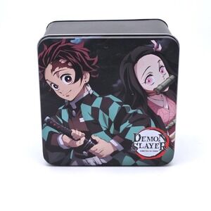 Demon Slayer Jigsaw Puzzle 250pc Tanjiro Nezuko Black Tin Anime Manga Hobby Geek
